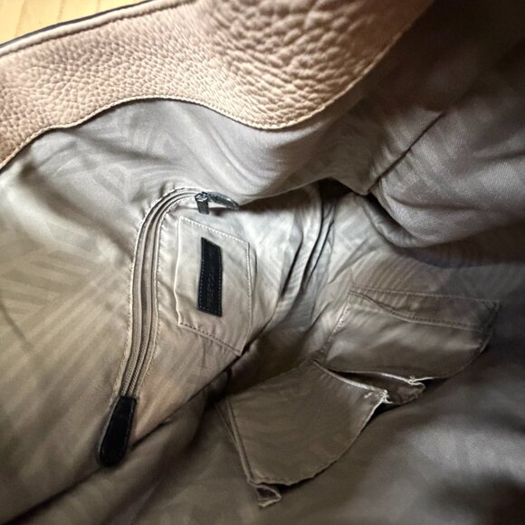 REBECCA MINKOFF Leather Hobo Slouch Neutral Blush Beige Large Bag Purse - Picture 10 of 10